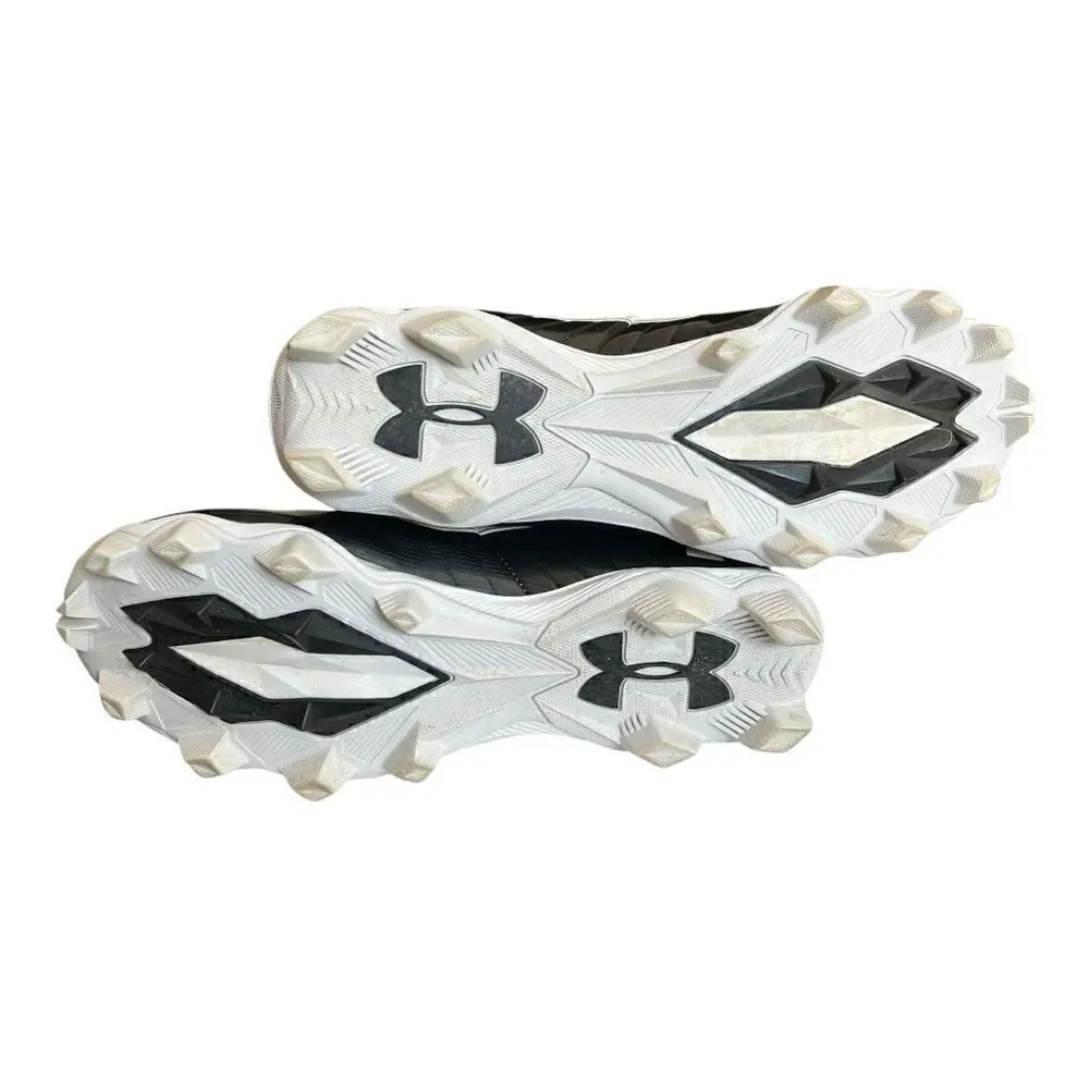 Under Amour Highlight Football Cleats. White/Black. Size: 7.5 Mens